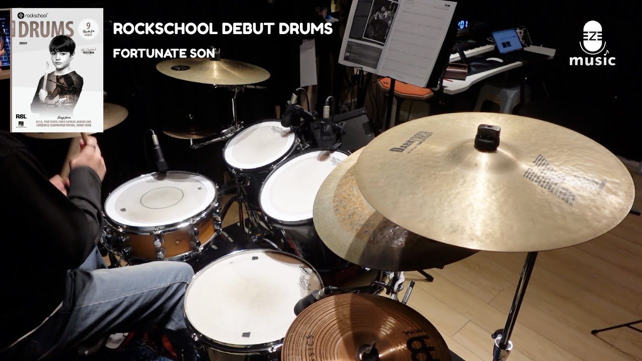 Fortunate Son - Rockschool Debut | Drum Playthrough | KC