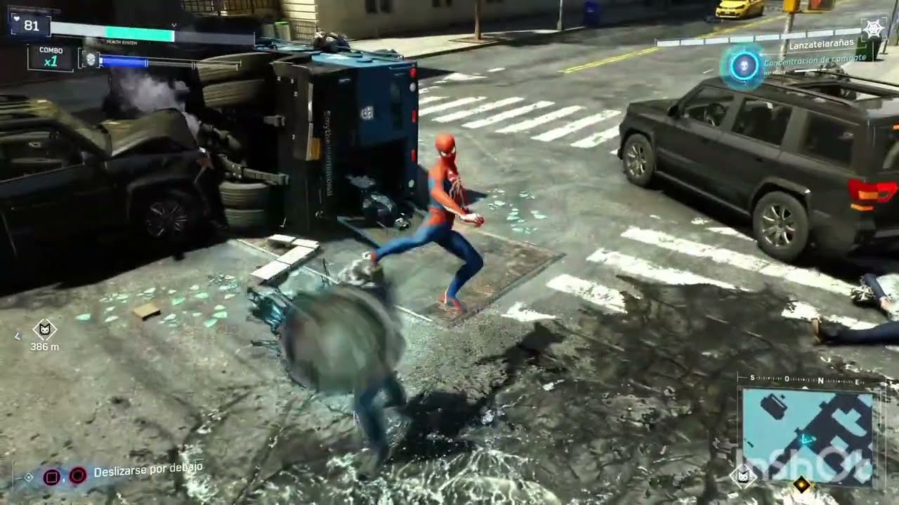 Spiderman contra criminales y Demons