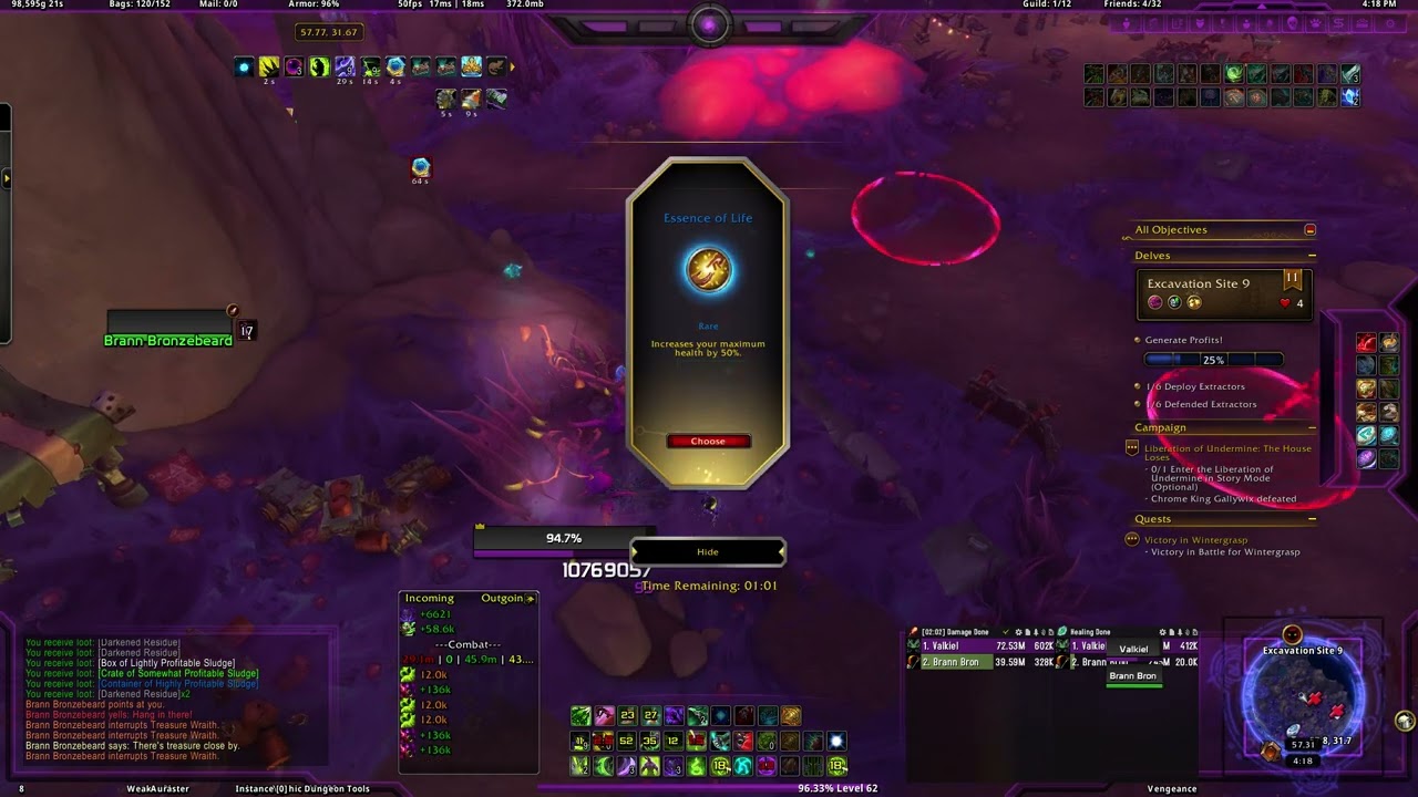 Excavation Site 9 Tier 11 Vengance Demon hunter