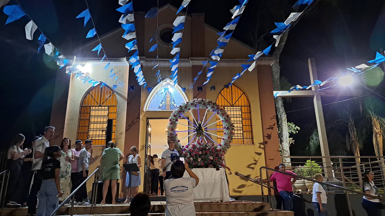 Procissão e Bênção de Nossa Senhora Aparecida, em Santa Cruz das Palmeiras