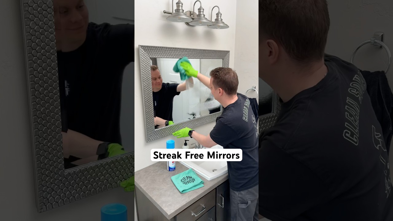How To Get Streak Free Mirrors Every Time You Clean Them!