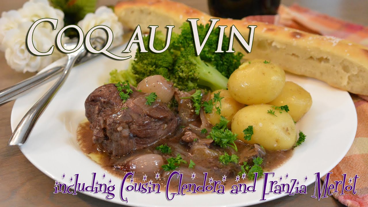 Coq au Vin | Red Wine Chicken Stew | feat. Cousin Glendora