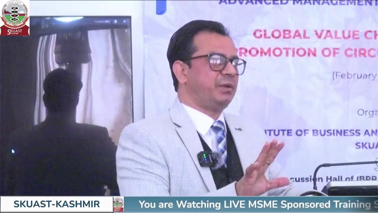 AMDP On Global Value Chain Integration for Promotion of Circular Economy & Export || msme 2026