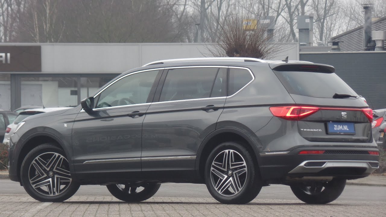 Seat NEW Tarraco in 4K 2020 Xcellence  Indium Grey 19 inch Machined walk around & detail inside