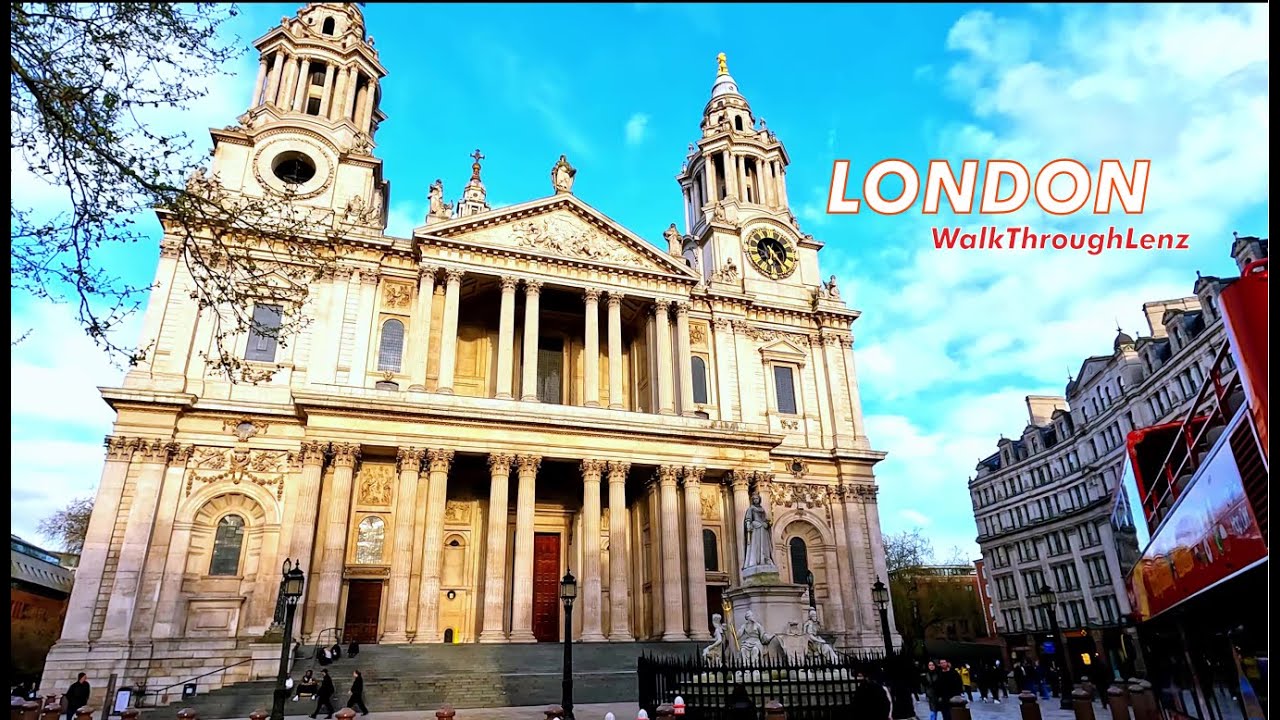 London walk, St Paul Cathedral walk through BANK to Tower of London