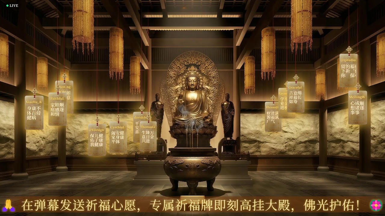 灵验祈福殿直播