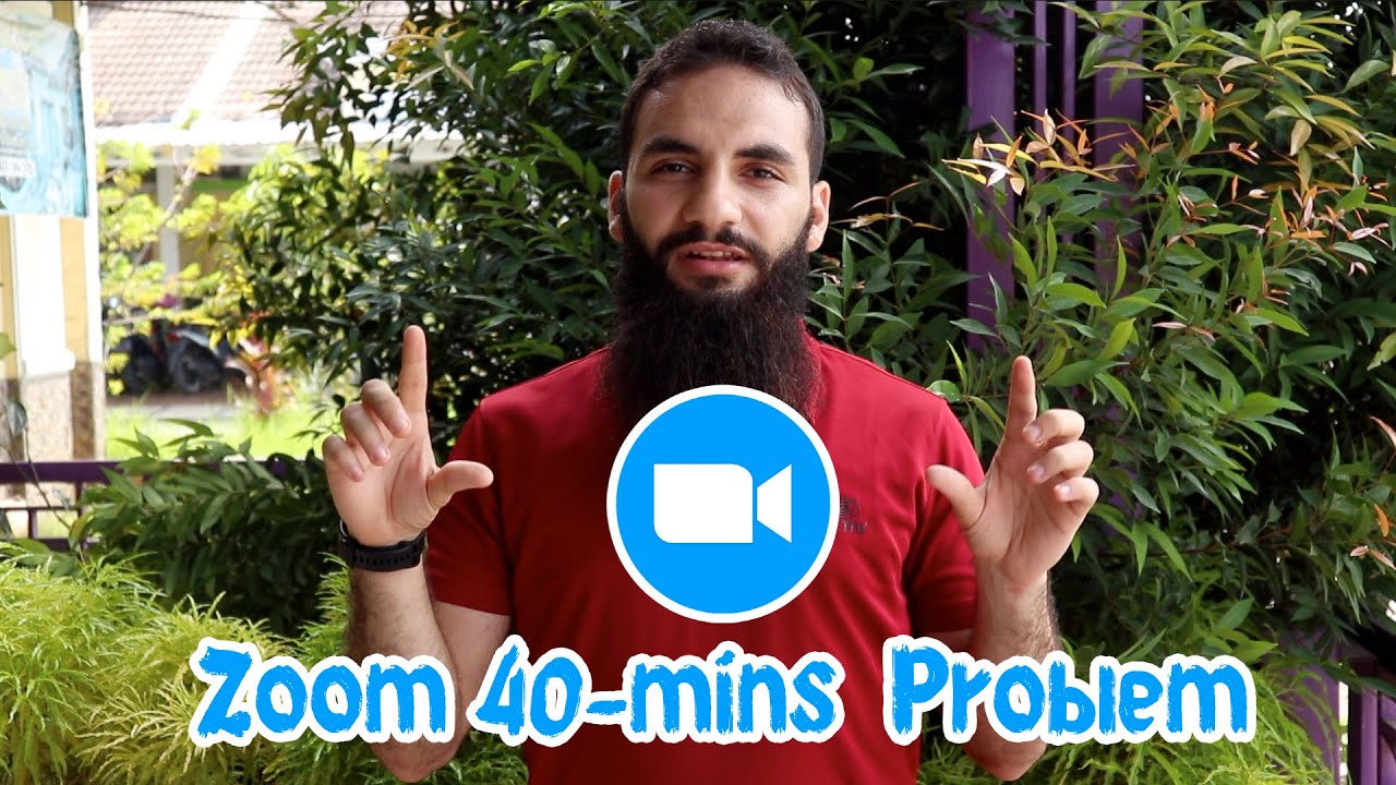 How to avoid Zoom 40-mins problem - مشكلة تحديد الوقت في زوم