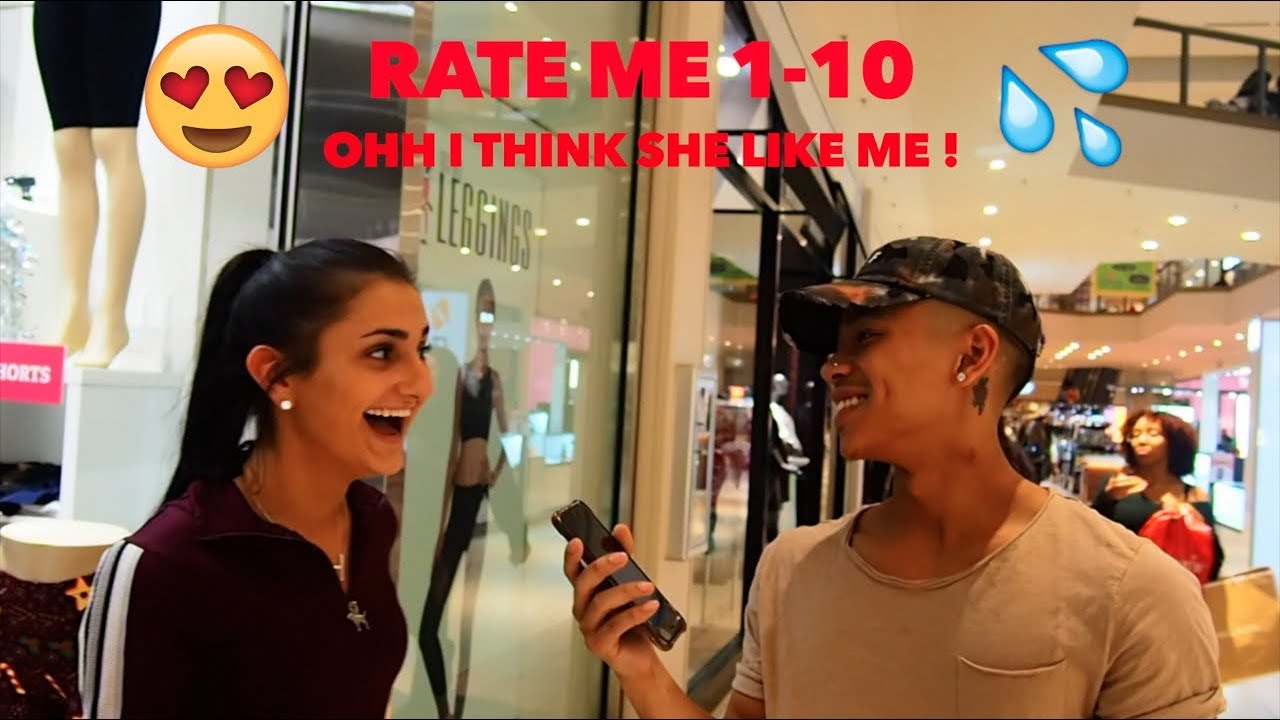 ASKING RANDOM GIRLS TO RATE ME 1-10 | PUBLIC INTERVIEW !