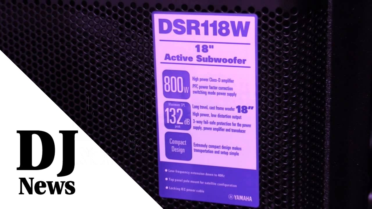 Сабвуфер Yamaha DSR118W: с #NAMM2014, автор Джон Янг из Disc Jockey News
