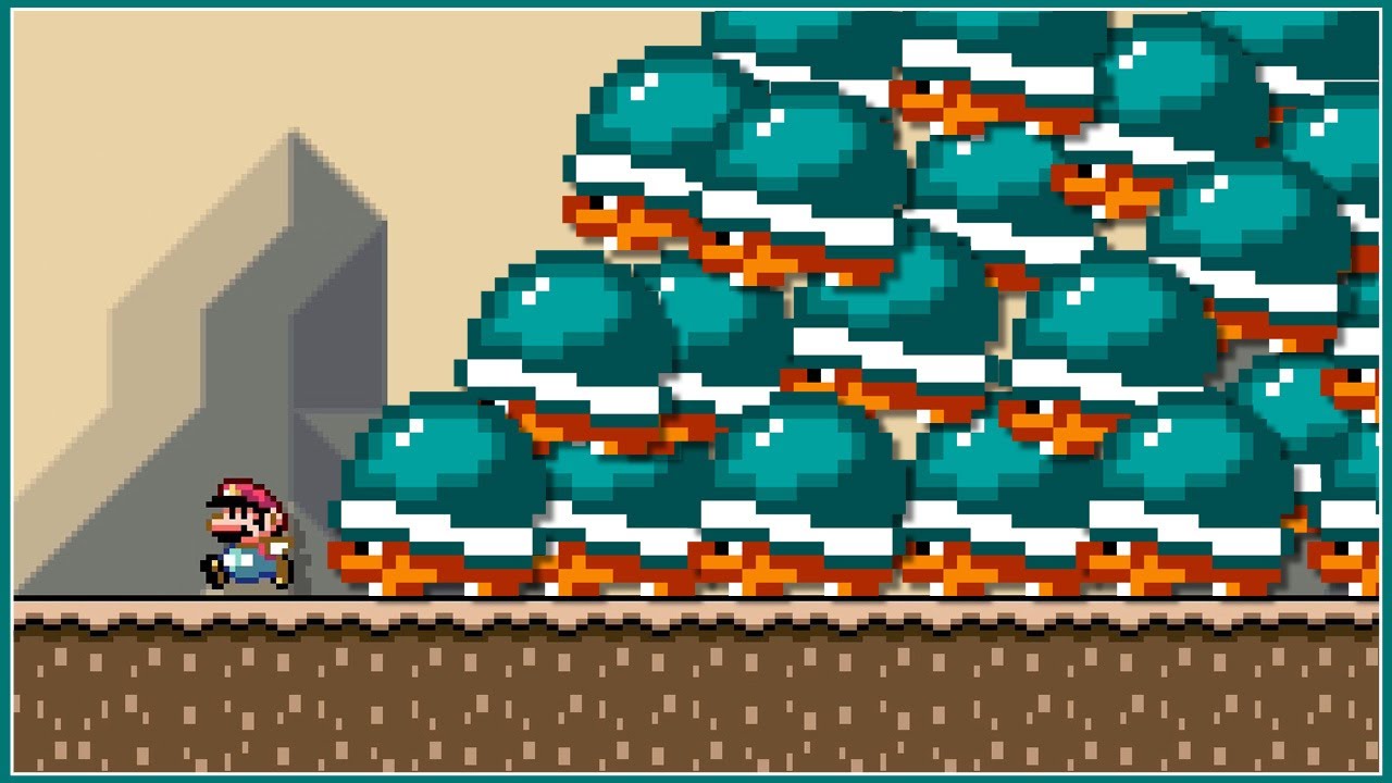 Mario Must RUN FOR HIS LIFE In This AMAZING Level!!