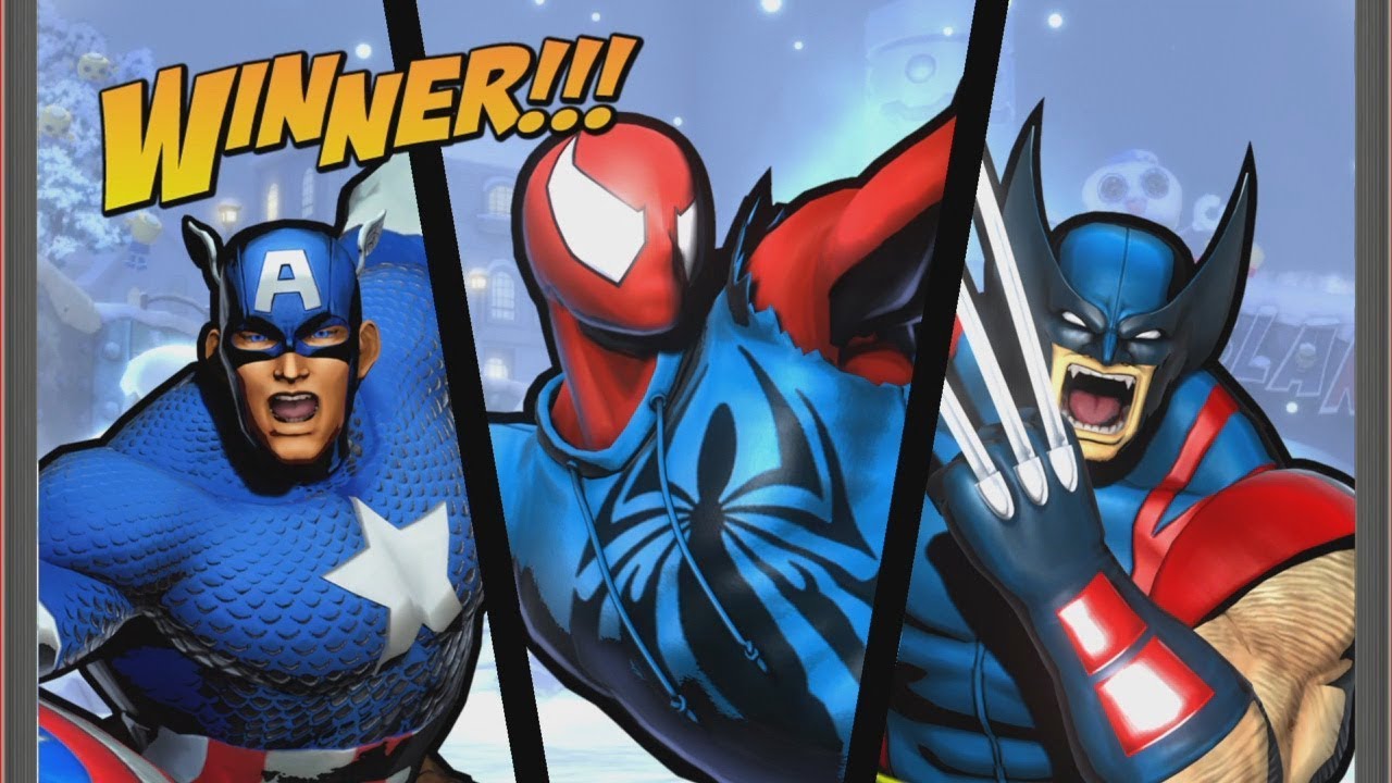 UMVC3 - WOLVERINE/CAPTAIN AMERICA/SPIDER-MAN ONLINE!