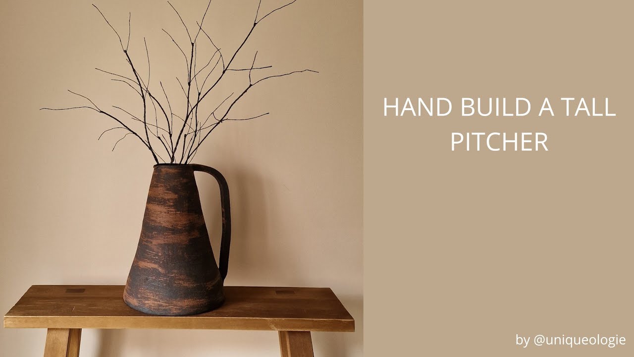 Hand-Building a Tall Pitcher (using the coil technique)
