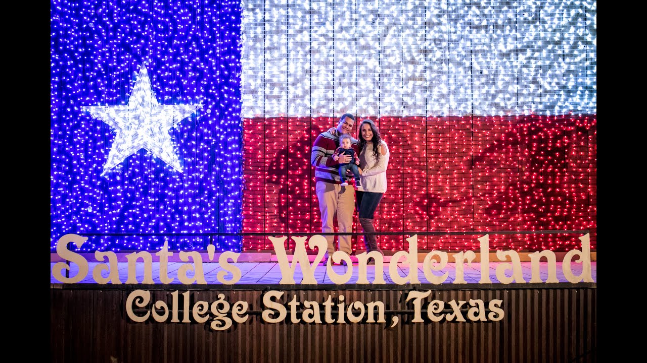 A Texas Christmas Experience at Santa's Wonderland in College Station, Texas.