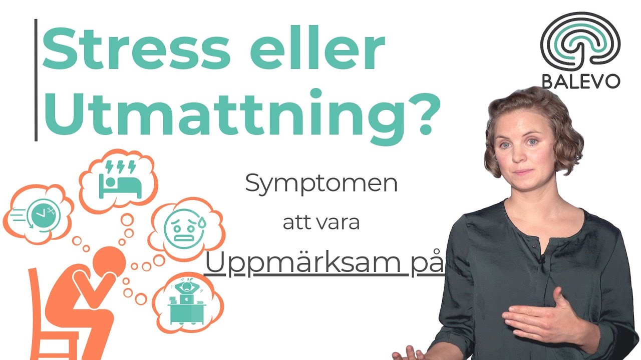 Stress eller Utmattning? Symtomen f&ouml;r Kortvarig och L&aring;ngvarig Stress