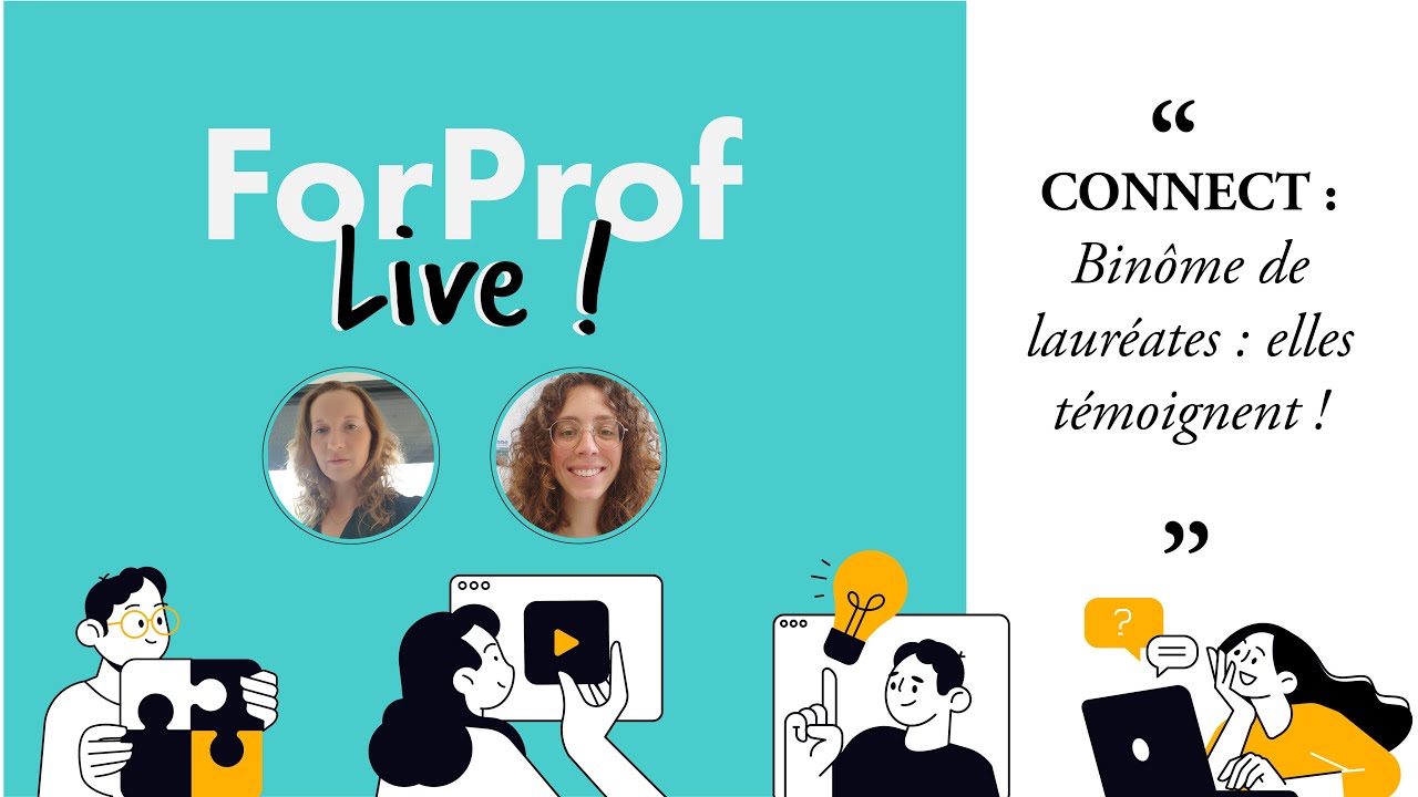 🔴 LIVE : Binôme de lauréates en formule Connect, elles témoignent