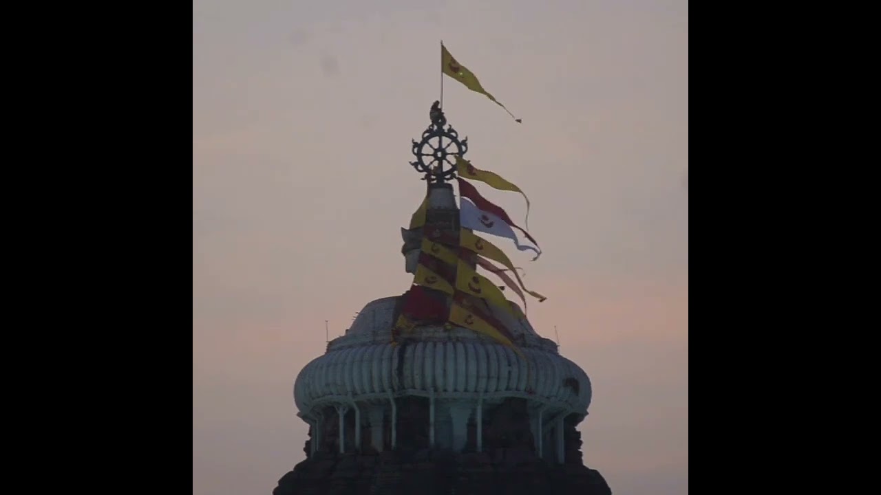 Today's Mahaprabhu Jagannath Temple's Patitapabana Flag was #trending #jagannath #youtubeshorts