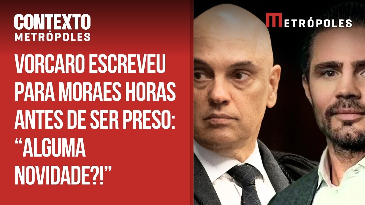 Vorcaro mandou mensagem a Moraes no dia da prisão em 2025
