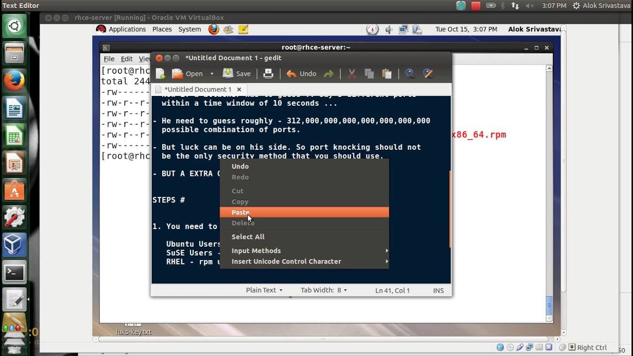 RHCSS Training-Securing Linux Servers using Port Knocking