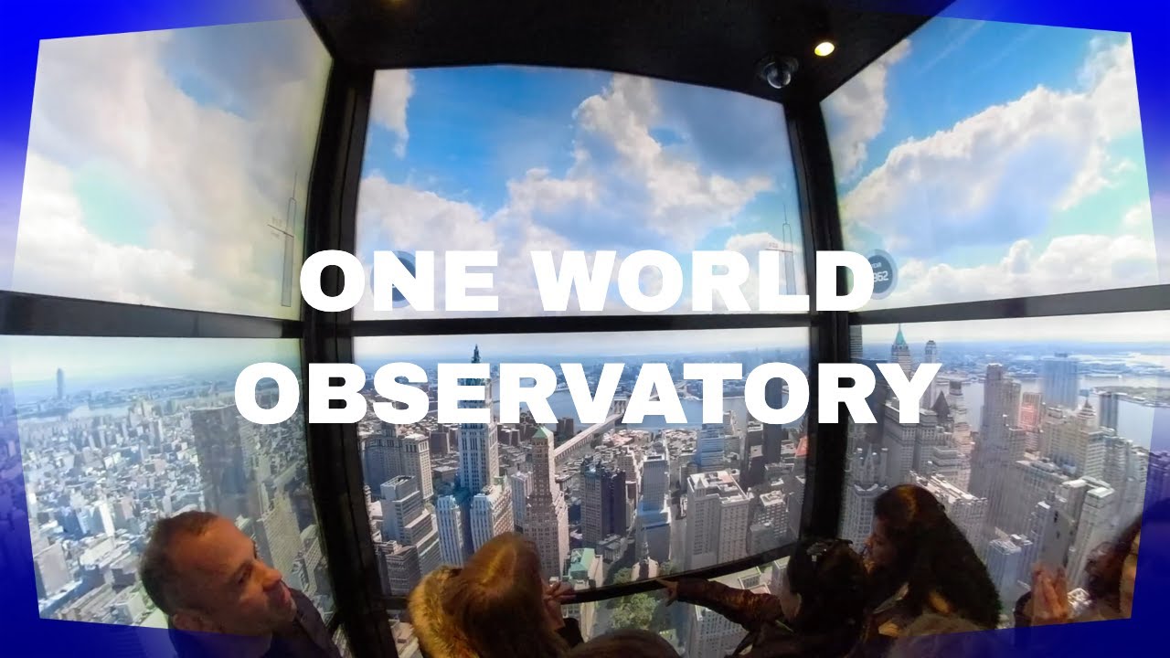 Spectacular Elevator One World Trade Center Observatory | NYC | 4K