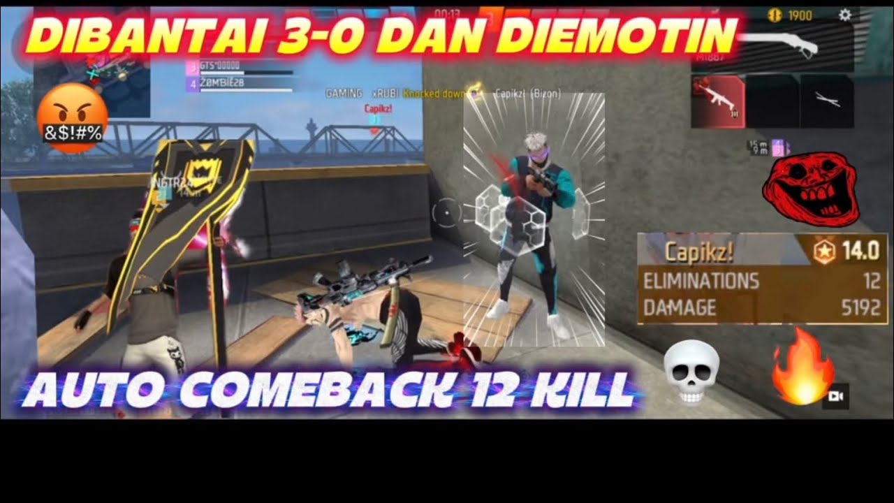 CS RANKED EPIC COMEBACK 😈🔥. DIEMOTIN DAN DIBANTAI 3-0 TAK TUMBANG AUTO BANTAI BALIK 12 KILL☠️