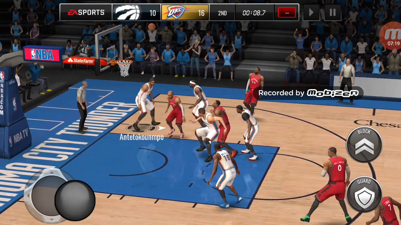 NBA Live Mobile ep. 4 - VS the raptors