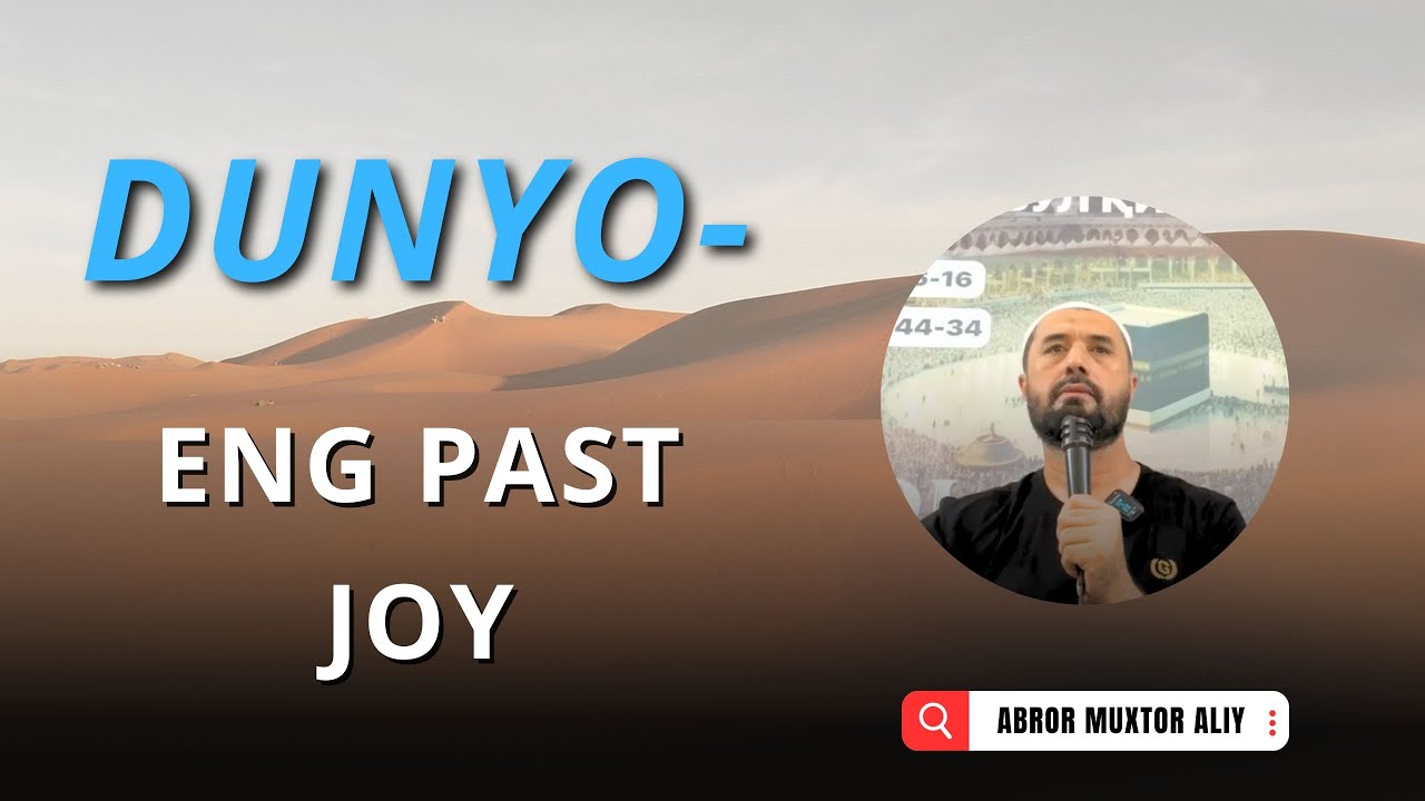 #SUHBAT • Dunyo - eng past joy   © Abror Muxtor Aliy @abrormuxtoraliy.official