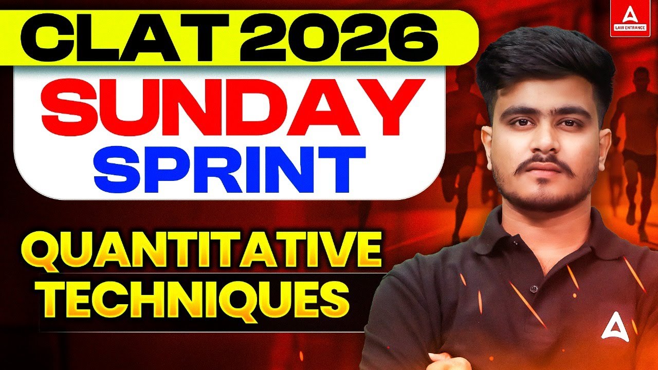 CLAT 2026 Quantitative Aptitude Marathon 🔥 | Complete Practice + Tricks | CLAT 2026