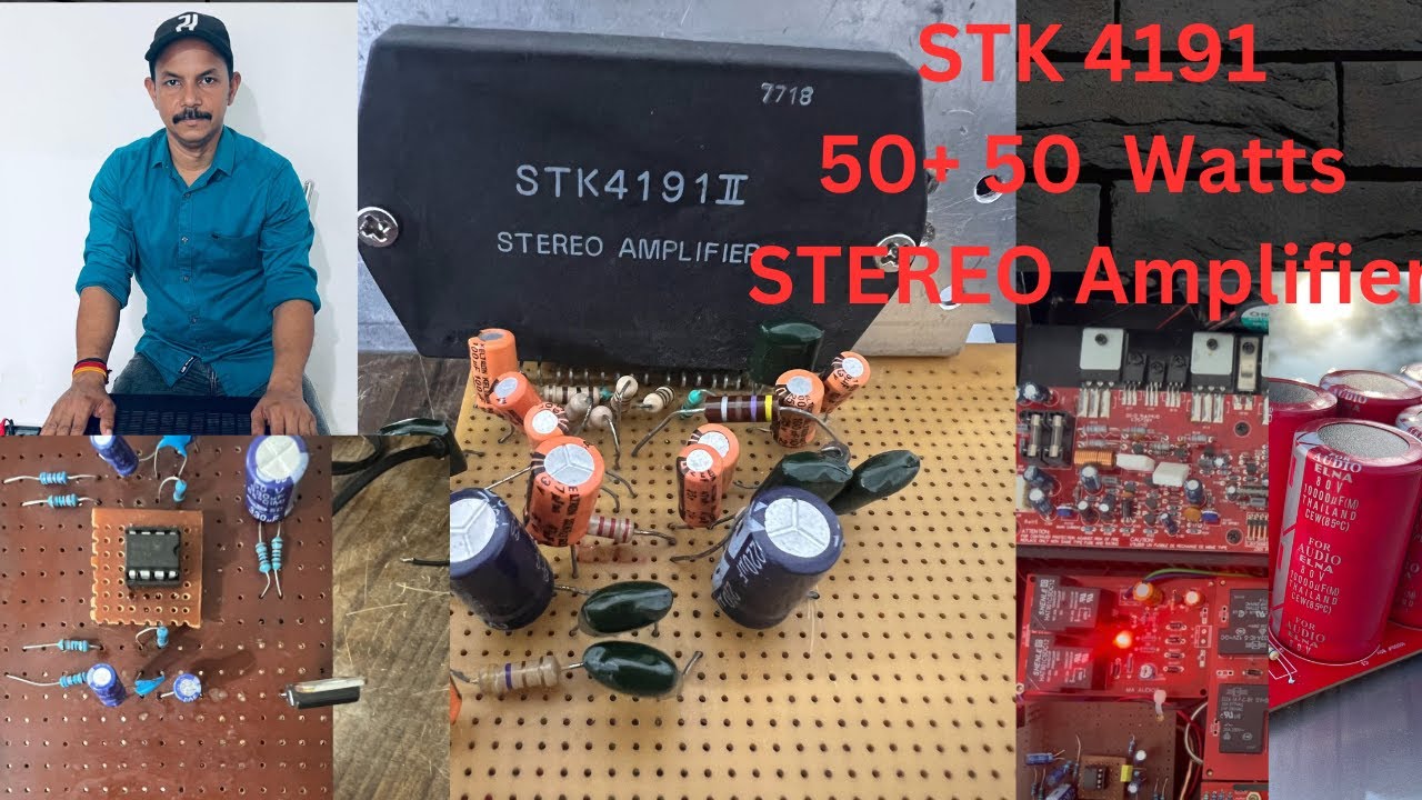 STK  POWER AMPLIFIER 50 +50 WATTS  RMS  💥I 💥I 💥 II  FOR STK LOVERS / EXCELLENT  PERFORMANCE II
