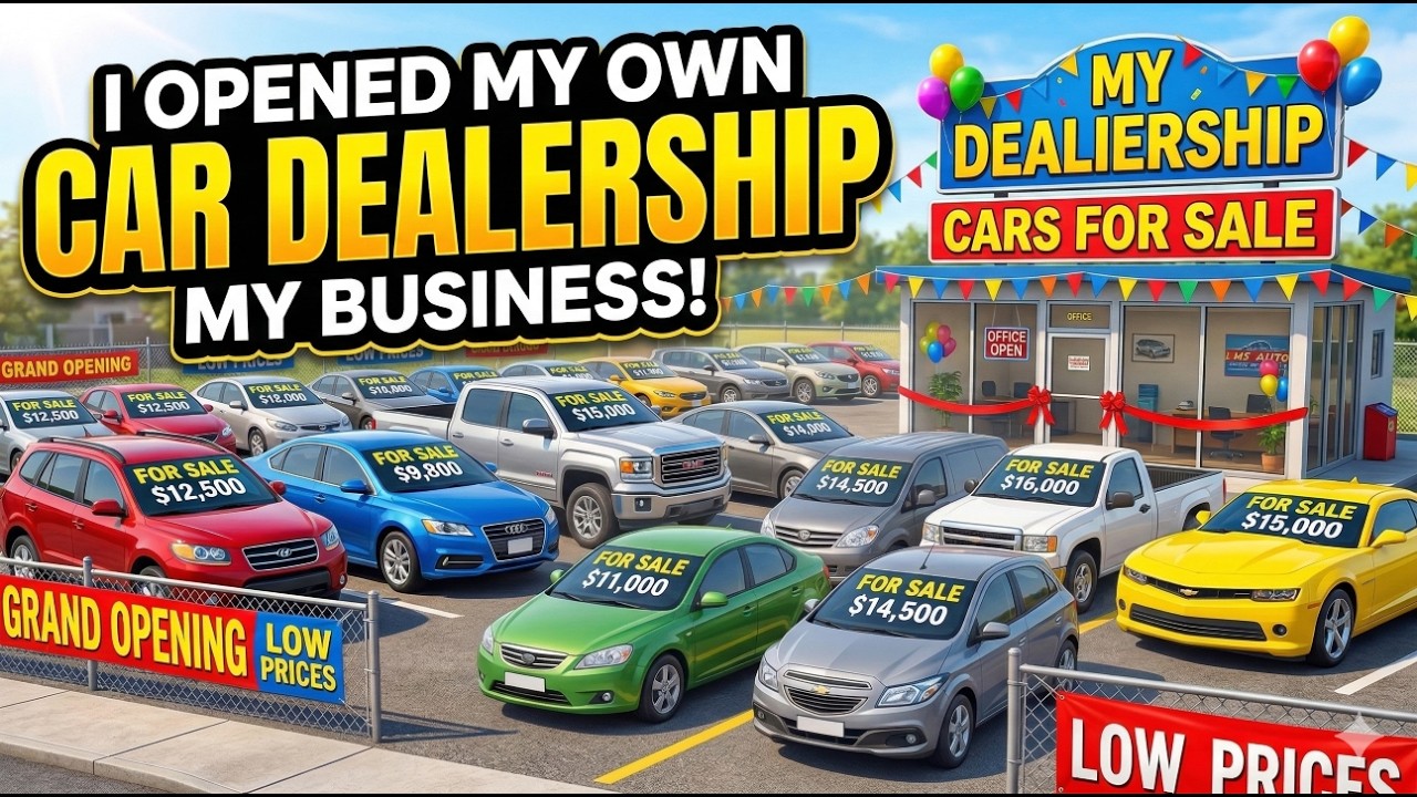 I OPENED MY OWN CAR DEALERSHIP