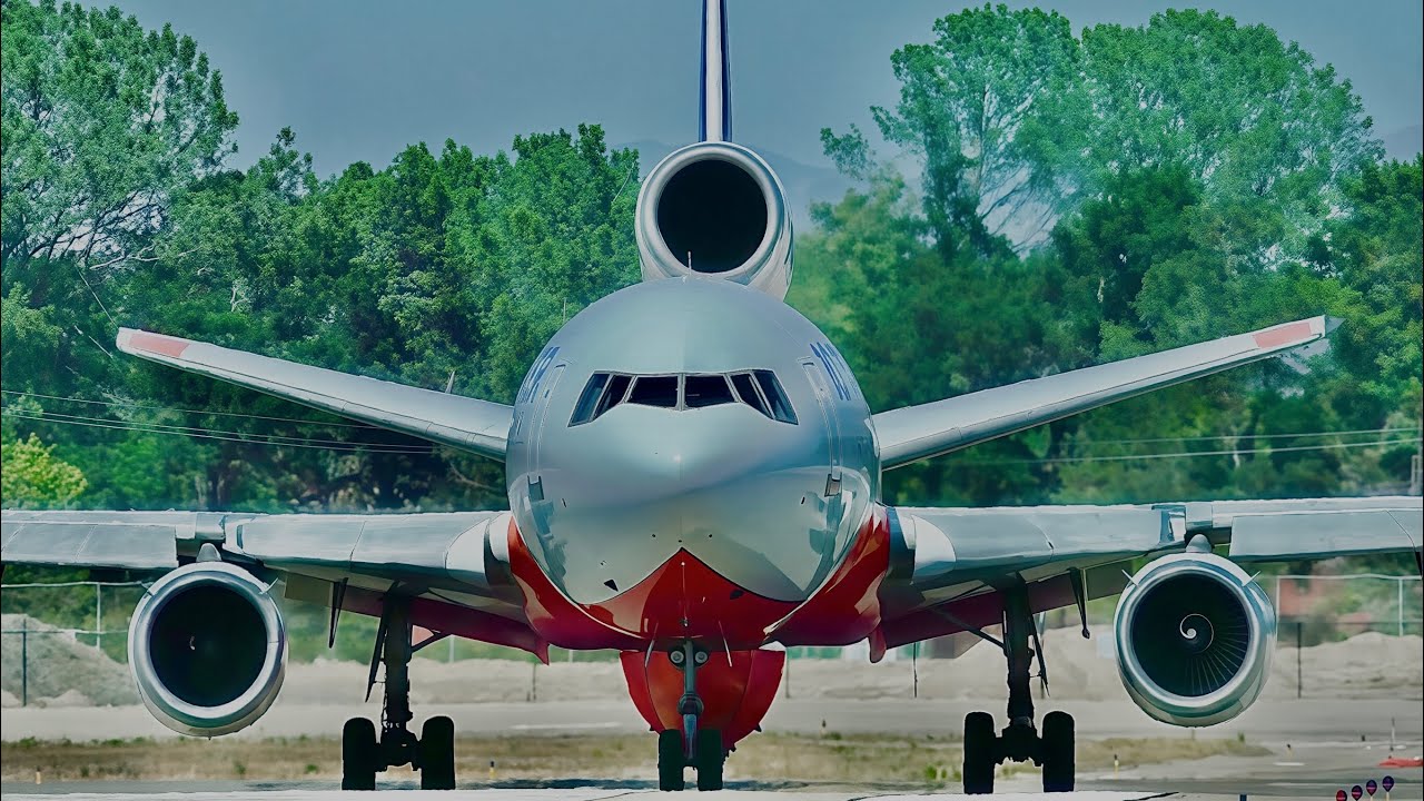 16 MINUTES OF NON-STOP ACTION AT SMX | DC-10 TANKER, BAE-146, C130, AND MORE