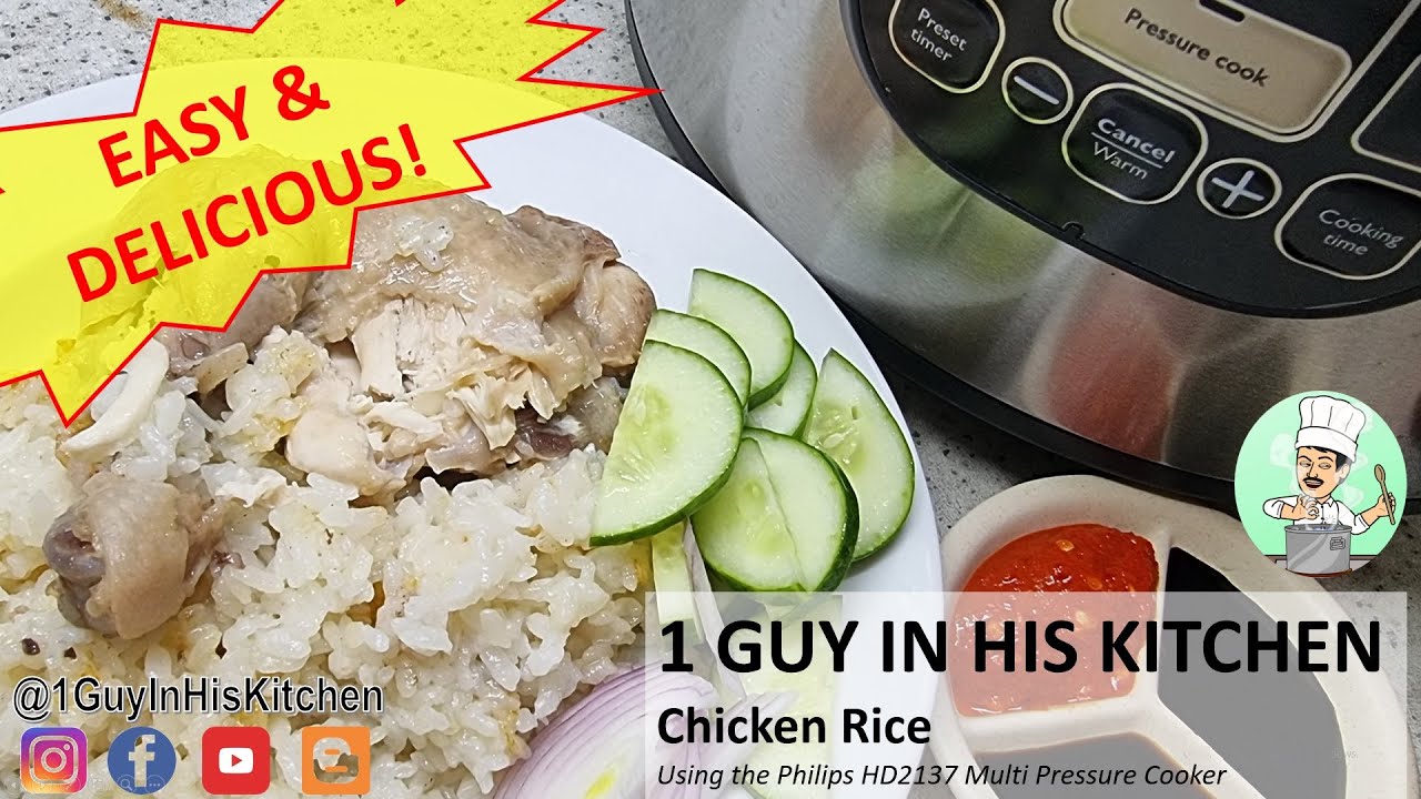 Philips HD2137 Pressure Cooker Chicken Rice