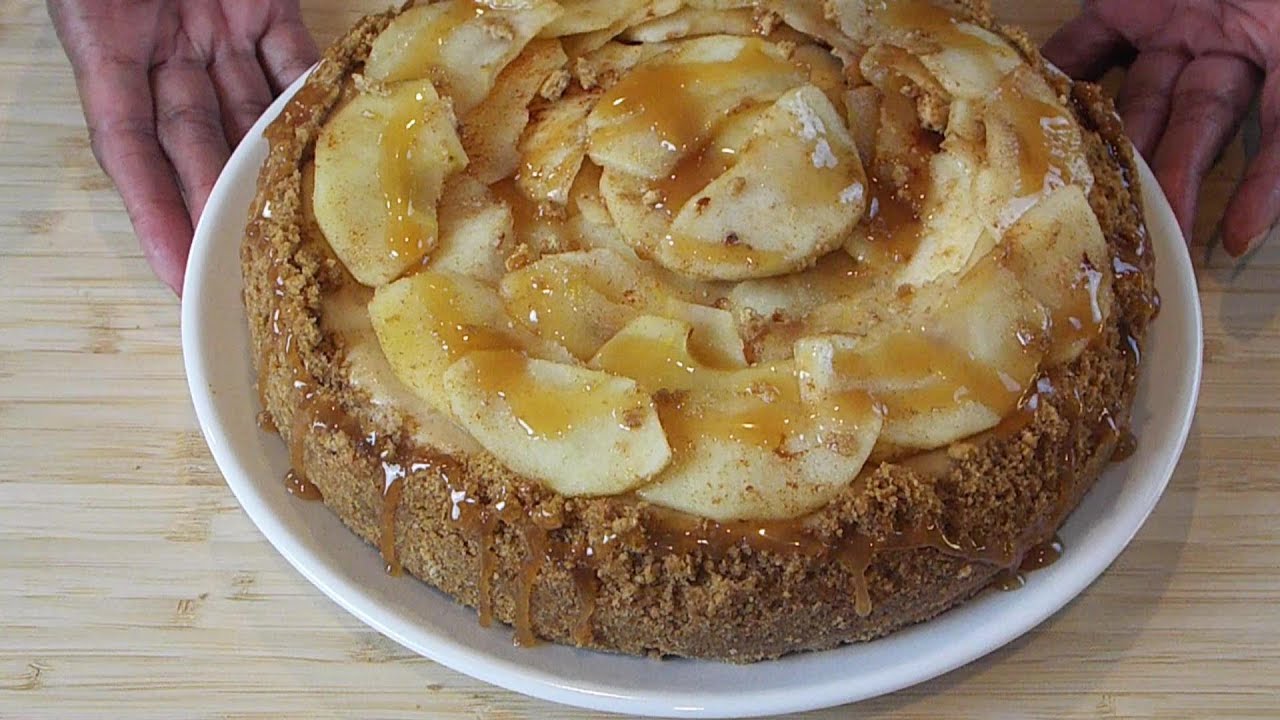 Indulge in the Decadence of a Caramel Apple Cheesecake Extravaganza