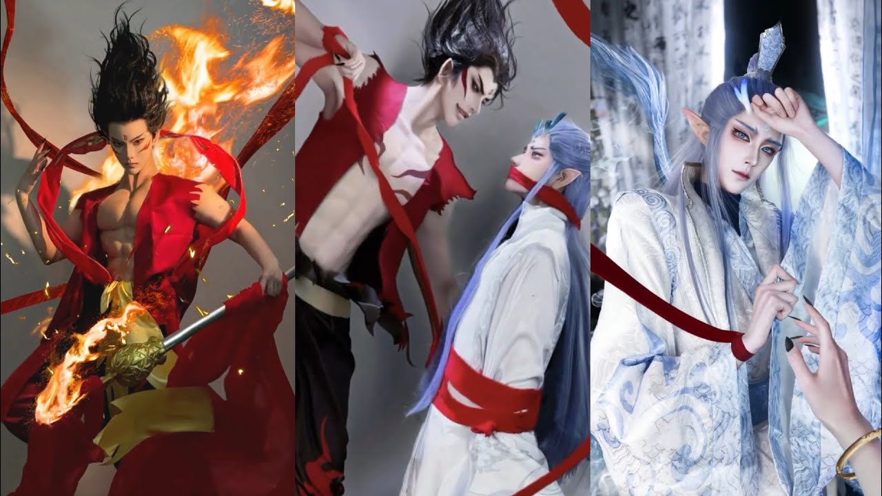 [ Cosplay Boylove ] CP NaZha - AoBing ❤️💙 ( Na Tra - Ngao Bính_Ma Đồng Náo Hải )