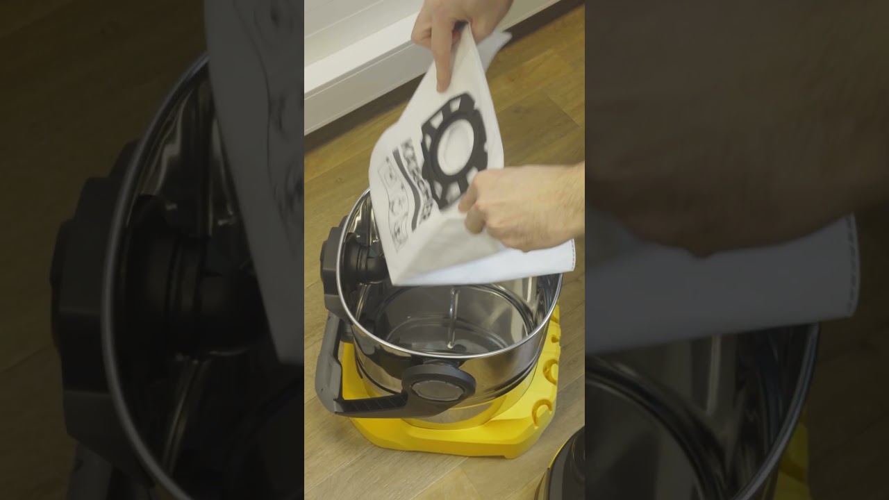 JAK WYMIENIĆ WOREK W ODKURZACZU KARCHER WD?