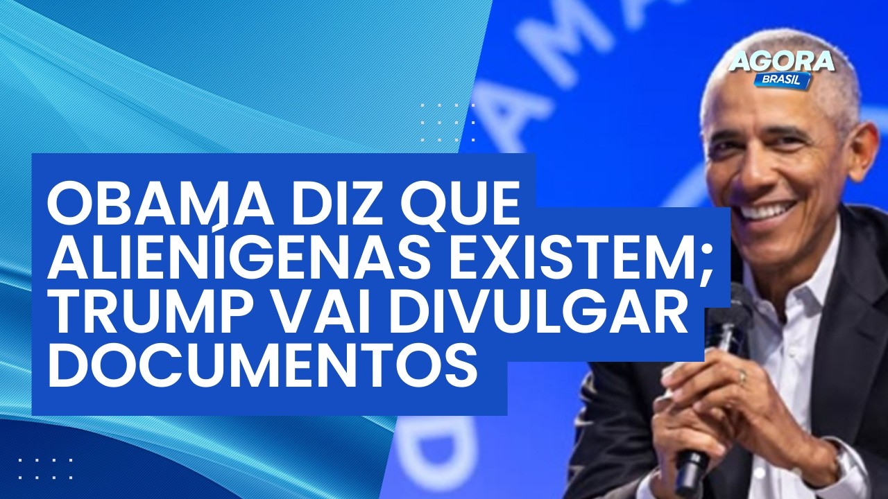 Trump promete liberar arquivos sobre alienígenas após declarações de Obama | Agora Brasil