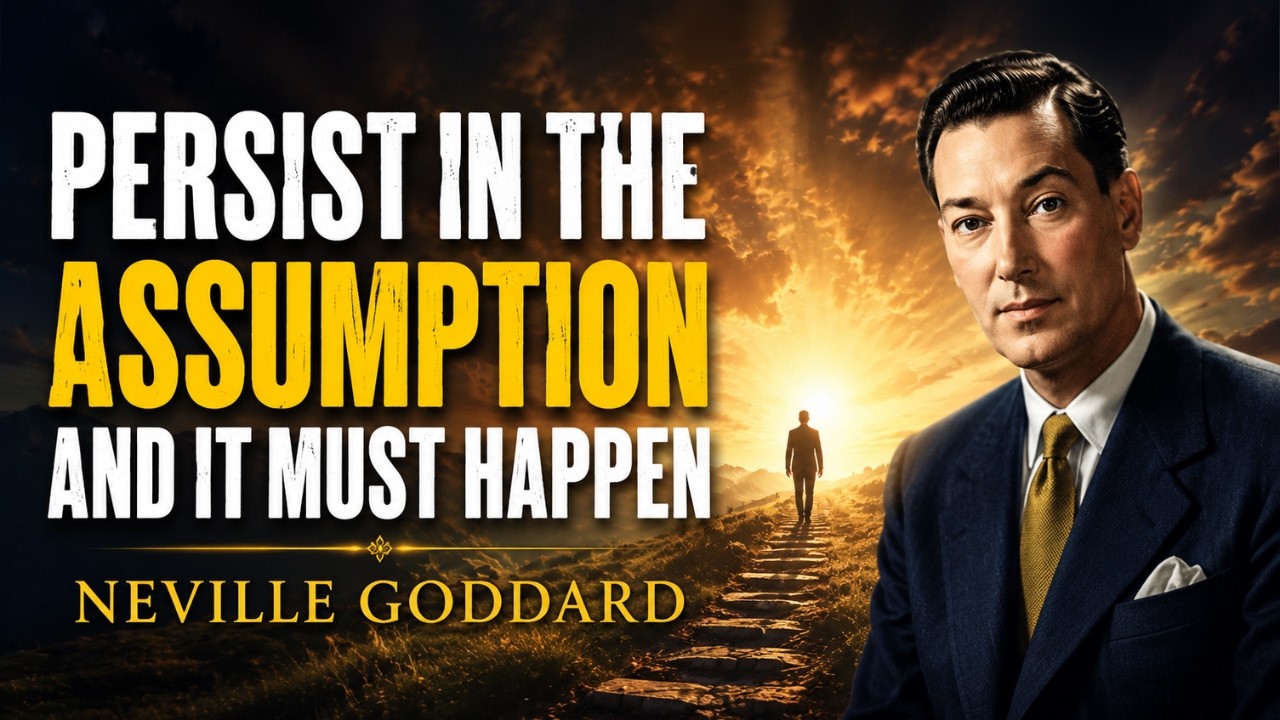 Persist In The Assumption And It Must Happen | Neville Goddard