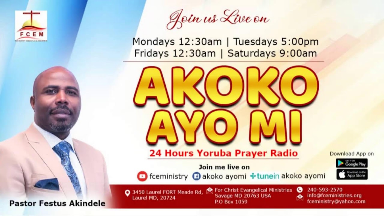 YORUBBA PRAYER  IBUKUN OWURO