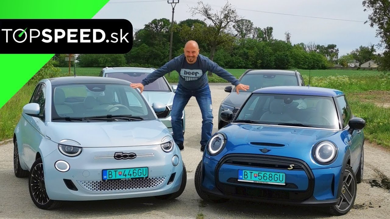 TEST FIAT 500e a MINI COOPER SE - najštýlovejšie mestské električky