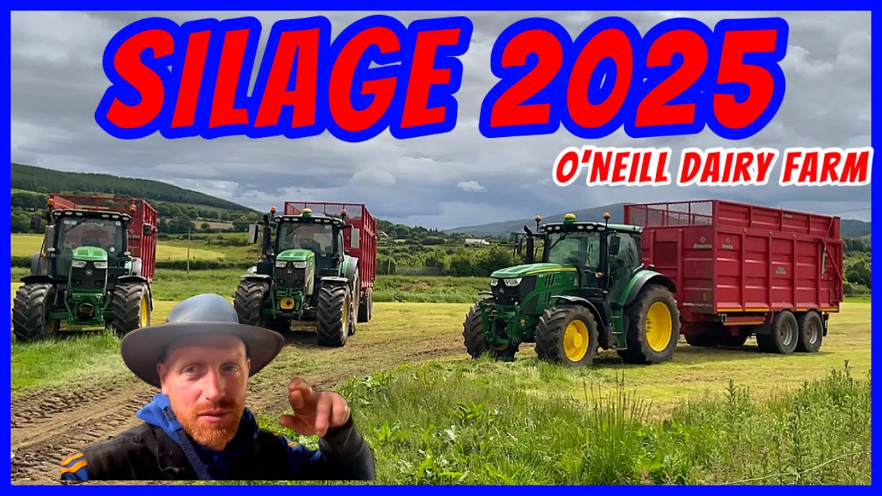 Silage 2025, 1st cut. The best bits. Kevin O’Neill Agri Contractor’s are in.