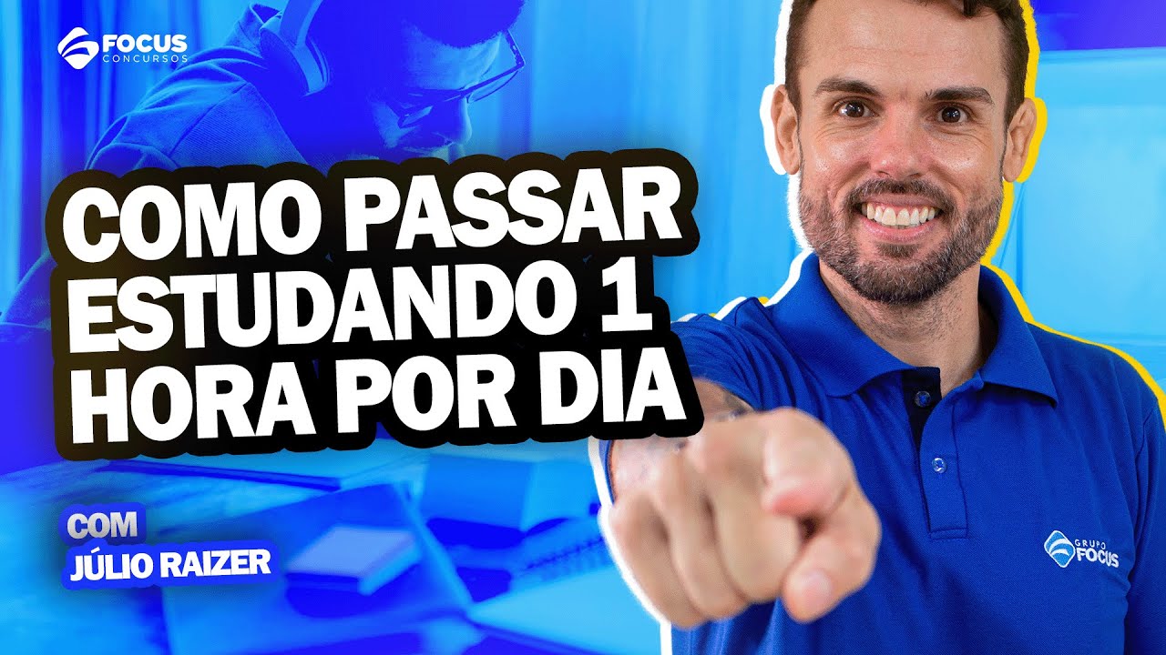 Como passar estudando 1 hora por dia