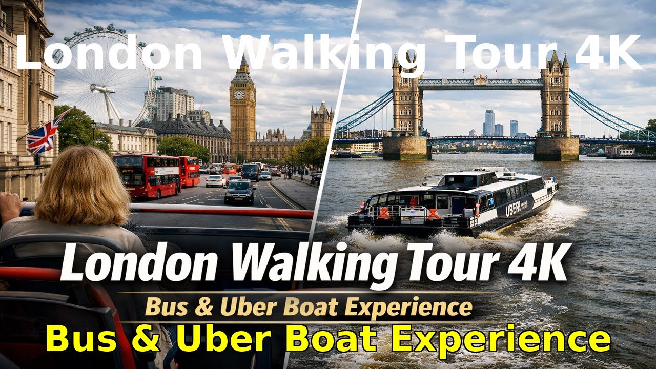 London Panoramic Tour | Bus & River Views