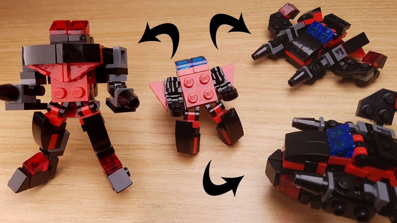 [Учебник мини-роботов LEGO] LEGO mecha building live / 1.5X скорость и звук исправлены