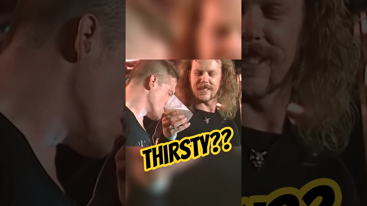 James Hetfield Serves Jason Newsted A Cold One While Rocking 🤟 | 1993 Live