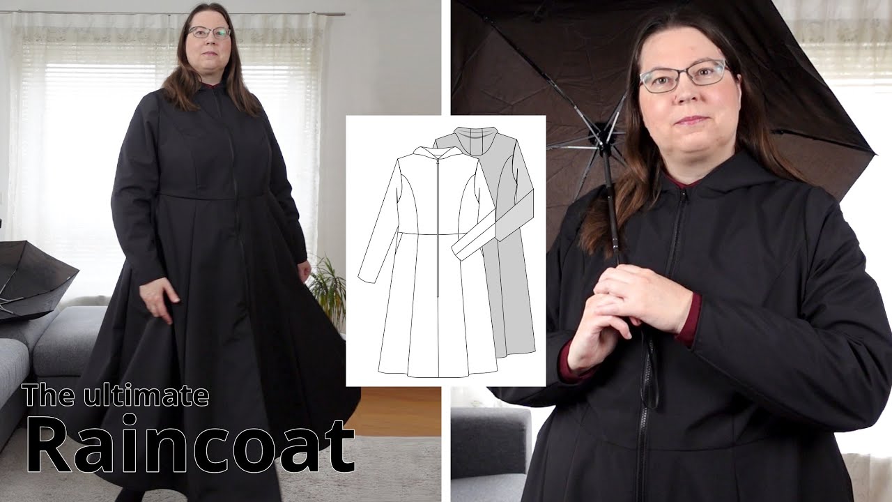 Learn How to Sew a Raincoat  (with free pattern)