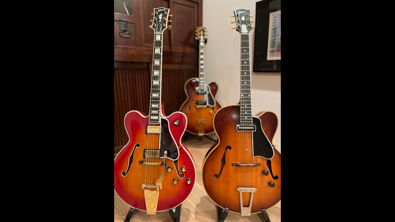 Sound Comparison of Hank Garland 1947 Gibson L-7 and Billy Byrd  Double-cut custom 1962 Byrdland.