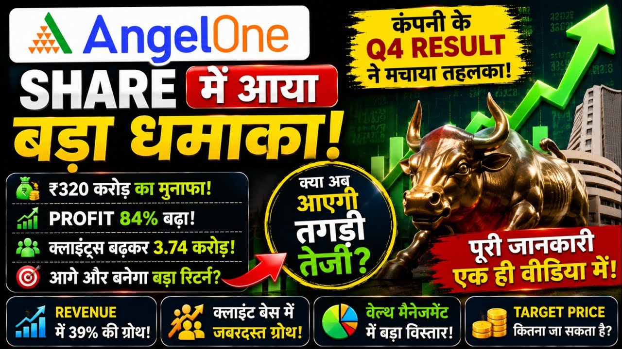 Angel One Share News Today | Q4 Result | शेयर में बड़ी चाल? l angle one share latest news