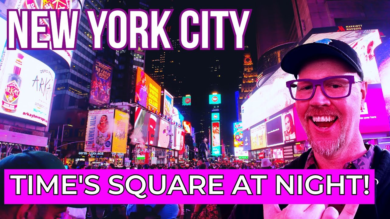 Times Square Transformed - Experiencing NYC's Brightest Lights After Dark