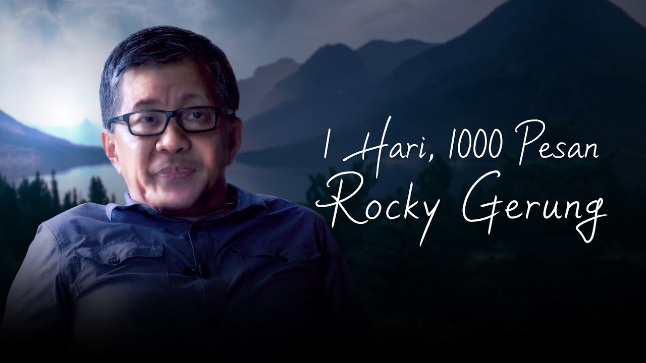 1 Hari, 1000 Pesan | Rocky Gerung [English Subtitle] - 4K