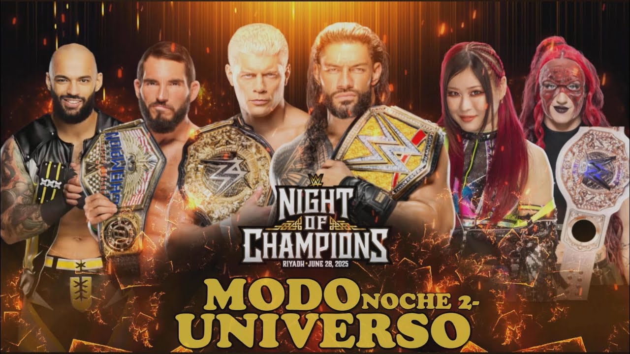 NIGHT OF CHAMPIONS - Noche 2 Modo Universo WWE2k25 -