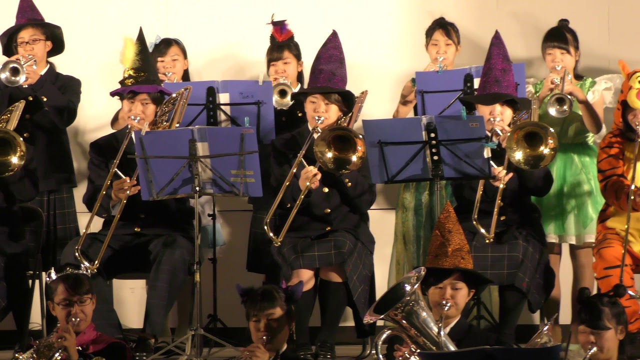 近江高等学校吹奏楽部　ベルロードハロウィン祭り2017